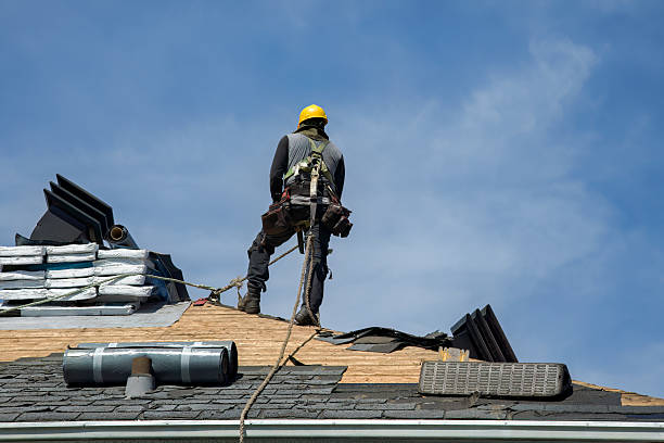 Professional Roof Replacement technician working in Pattison, TX